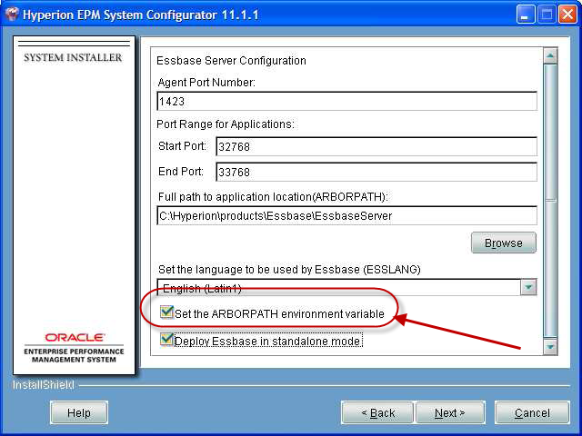 arbor path env var option