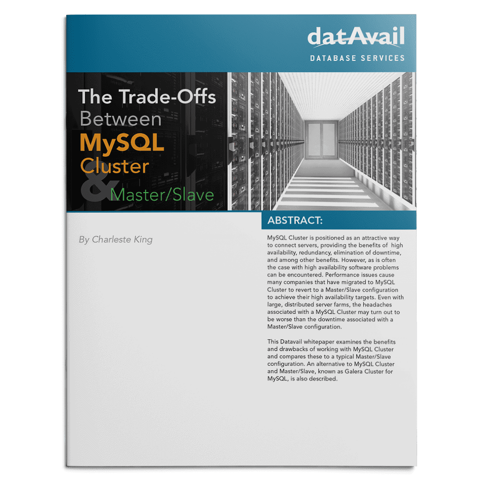 MySQL Cluster vs. MySQL Master-Slave Replication | Datavail