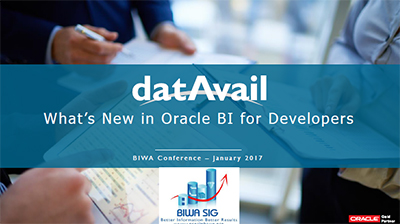 What's New in OBIEE for Developers