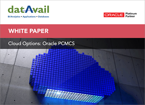 Cloud Options: Oracle PCMCS