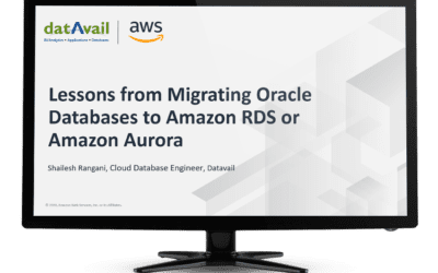 Lessons from Migrating Oracle Databases to Amazon RDS or Amazon Aurora