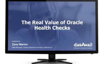 The Real Value of Oracle Health Checks