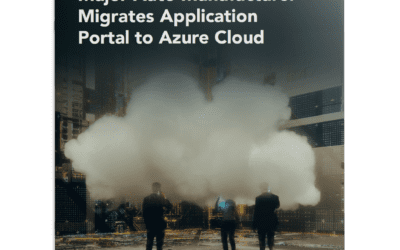 Major Auto Manufacturer Migrates Application Portal to Azure Cloud
