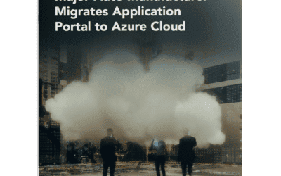 Major Auto Manufacturer Migrates Application Portal to Azure Cloud