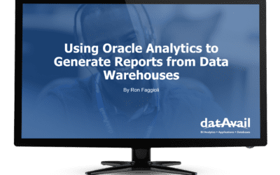 Using Oracle Analytics to Generate Reports from Data Warehouses