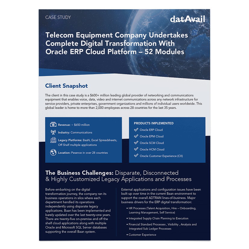 Equipment Company Undertakes Complete Digital Transformation