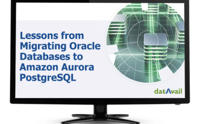 Lessons from Migrating Oracle Databases to Amazon Aurora PostgreSQ