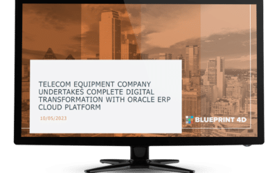 Telecom Equipment Company Digital Transformation Oracle ERP