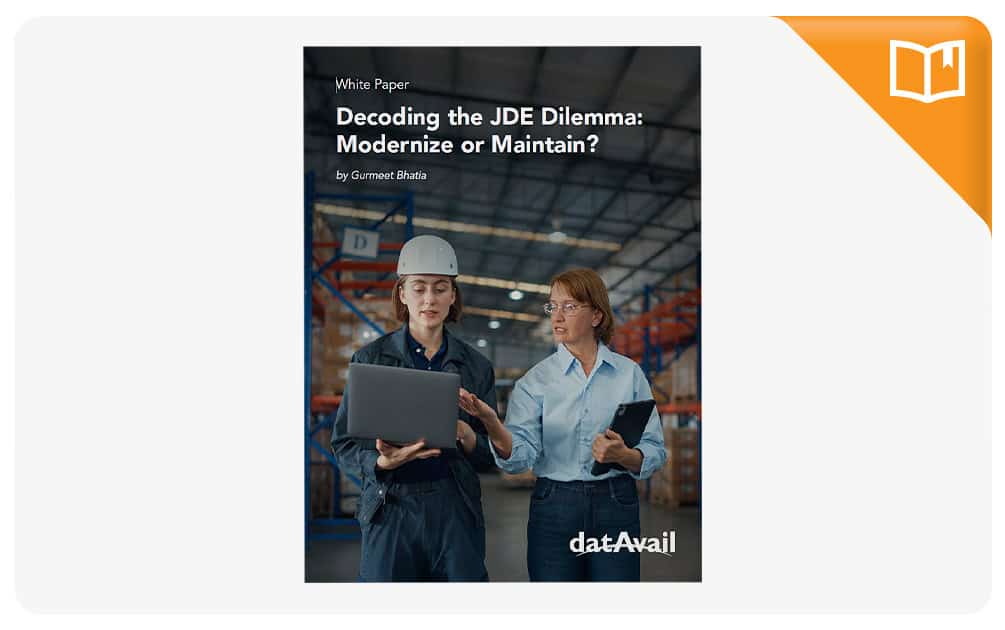 Decoding the JDE Dilemma: Modernize or Maintain?